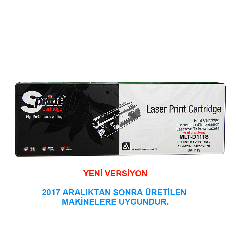 S PRINT MLT-D111S TONER (YENİ VERSİYON)
