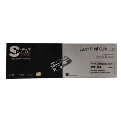 S PRINT W1106A (106A) TONER (WITHOUT CHIP)